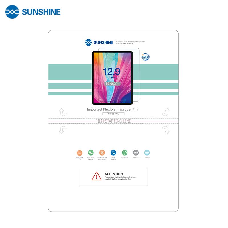 SUNSHINE SS-057P+ 12.9Inch PAD IMPORTED KOREAN TPUHYDROGEL CLEAR SCREEN MEMBRANE